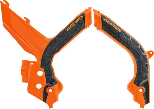 Acerbis - Acerbis X-Grip Frame Guard - Orange/Black - 2975045225
