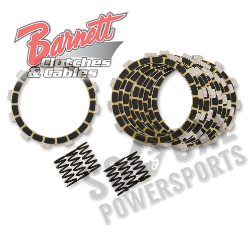 Barnett - Barnett Clutch Friction Plate & Spring Kit - Carbon Fiber - 305-45-20026