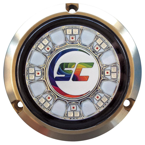 Shadow-Caster LED Lighting - Shadow-Caster SCR-24 Bronze Underwater Light - 24 LEDs - Full Color Changing