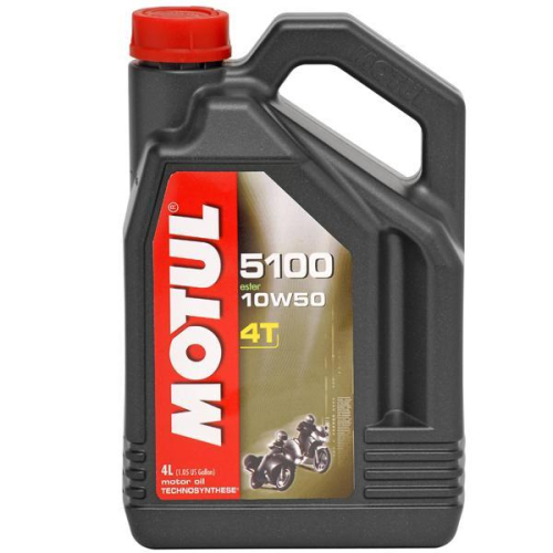 Motul - Motul 5100 4T Synthetic Ester Blend Motor Oil - 10W50 - 1L. - 104074