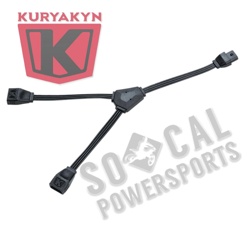 Kuryakyn - Kuryakyn Prism Lighting Cords and Connectors - Y-Connects - Short - 2812