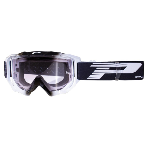 Pro Grip - Pro Grip 3200 MX Venom Goggles - PZ3200NERO - Black / Clear Light Sensitive Lens - OSFM