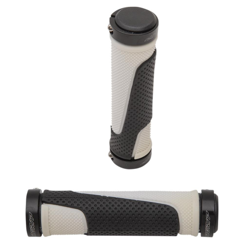 Pro Grip - Pro Grip 997 Lock-On Grips - White/Black - PA099722BI02