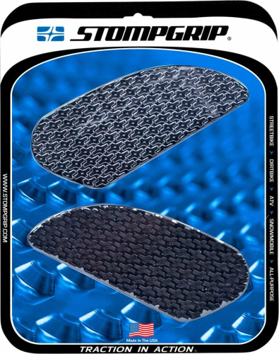 Stompgrip - Stompgrip Icon Profile Rally Tank Grips - Black - 50-14-0006B