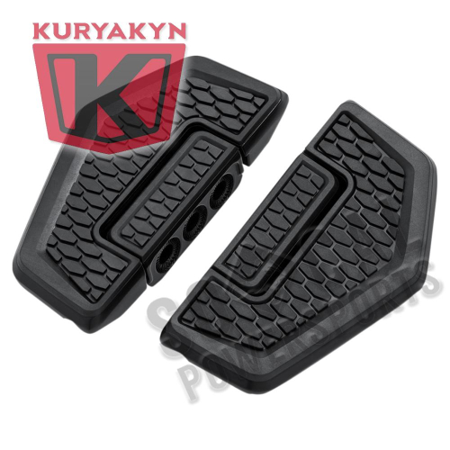 Kuryakyn - Kuryakyn Hex Folding Mini Boards without Adaptor - Satin Black - 5909