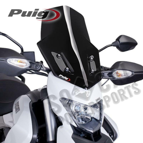 PUIG - PUIG Touring Windscreen - Black - 6492N