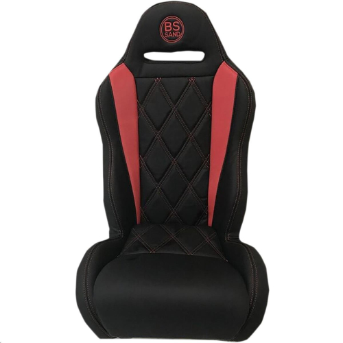 BS Sand - BS Sand Performance Seat - Diamond - Black/Red - PBURDBD20