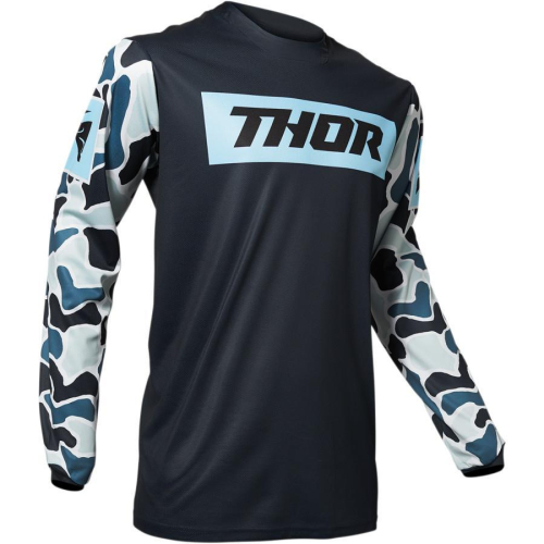 Thor - Thor Pulse Fire Jersey - 2910-5806 - Midnight/Powder Blue - Small