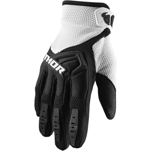 Thor - Thor Spectrum Youth Gloves - 3332-1473 - Black/White - Small