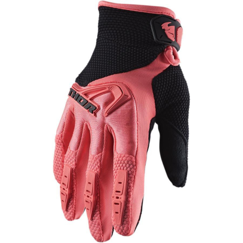 Thor - Thor Spectrum Womens Gloves - 3331-0181 - Coral/Black - Large
