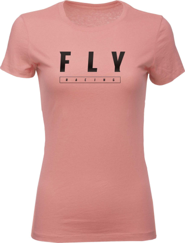 Fly Racing - Fly Racing Fly Logo Womens T-Shirt - 356-0468L - Mauve - Large