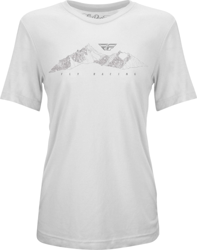 Fly Racing - Fly Racing Fly Freedom Womens T-Shirt - 356-0474L - White - Large