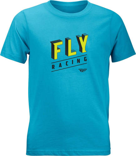 Fly Racing - Fly Racing Fly Boys Dimension T-Shirt - 352-1105YL - Turquoise - Large