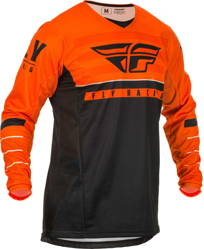 Fly Racing - Fly Racing Kinetic K120 Jersey - 373-427S - Orange/Black/White - Small
