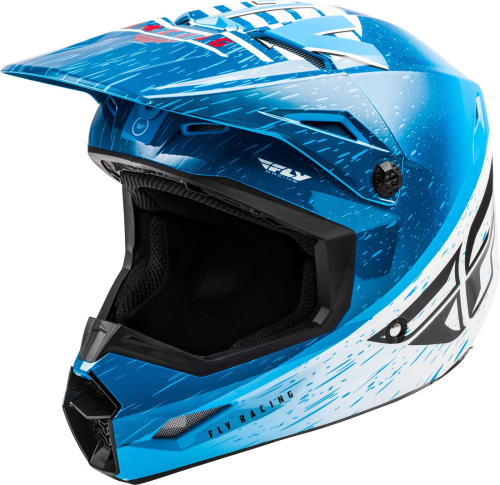 Fly Racing - Fly Racing Kinetic K120 Youth Helmet - 73-8621YM - Blue/White/Red - Medium
