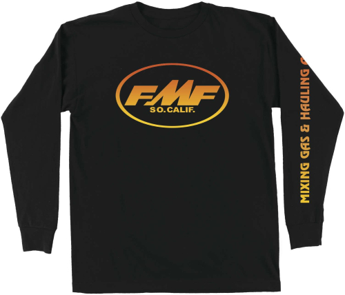 FMF Racing - FMF Racing Bustle Long Sleeve T-Shirt - FA9119903-BLK-LG - Black - Large