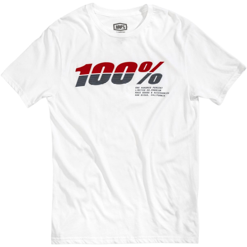 100% - 100% Bristol T-Shirt - 32095-000-12 - White - Large