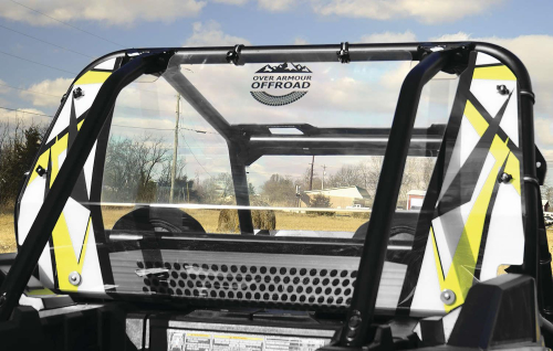 Over Armour Offroad - Over Armour Offroad Rear Panel Window - Yellow - PO-XPRZR-YW