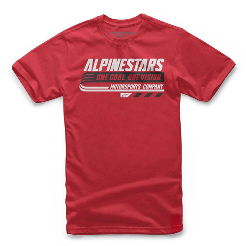 Alpinestars - Alpinestars Bravo Youth T-Shirt - 3038-72006-30-S - Red - Small