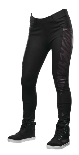 Speed & Strength - Speed & Strength Cat Outa Hell Yoga Moto Womens Pants - 1107-1507-3910 - Black/Charcoal - 10