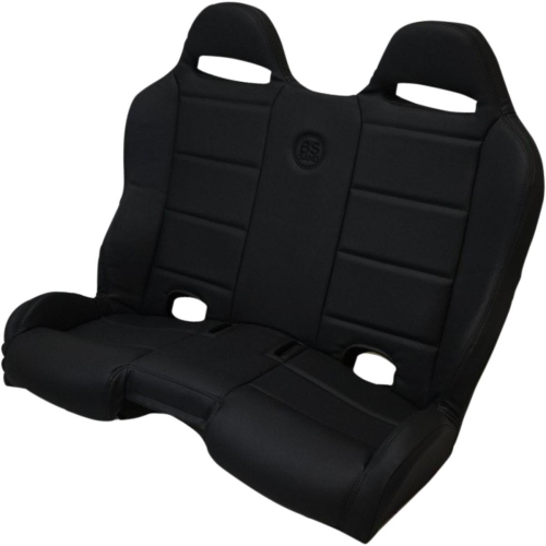 BS Sand - BS Sand Performance Front/Rear Bench Seat - Straight - Black - PEBEBKSTR