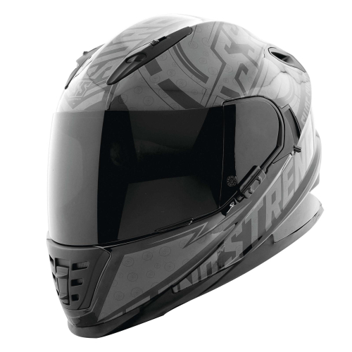 Speed & Strength - Speed & Strength SS1600 Sure Shot Helmet - 1111-0611-3952 - Black/Gray - Small