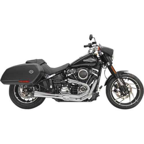 Bassani Manufacturing - Bassani Manufacturing Road Rage III Exhaust System - Chrome with Full Chrome Heat Shields - 1S82R