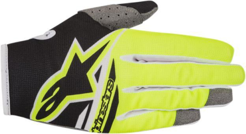 Alpinestars - Alpinestars Radar Flight Youth Gloves - 3541818-155-LG - Black/Yellow Fluo - Large
