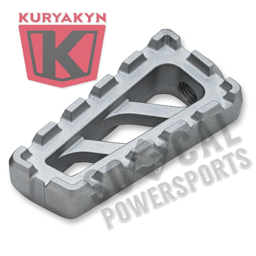Kuryakyn - Kuryakyn Riot Shift Peg - Bead-Blasted Silver - 3590