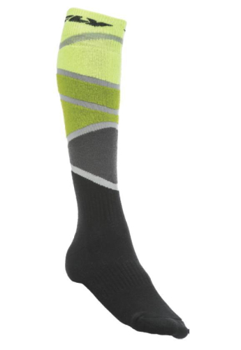 Fly Racing - Fly Racing MX Youth Socks - Thick - 350-0425Y - Lime/Green/Black - X-Small