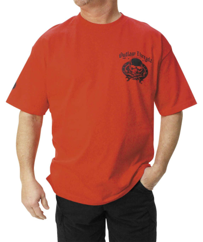 Outlaw Threadz - Outlaw Threadz Outlaw T-Shirt - MT94-XL - Red - X-Large