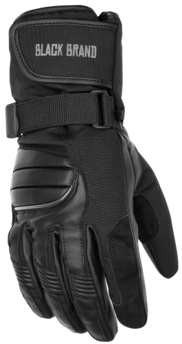 Black Brand - Black Brand Crossover Gloves - 15G-3526-BLK-MD - Black - Medium