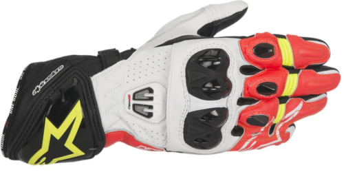 Alpinestars - Alpinestars GP Pro R2 Gloves - 355671712402X - Black/White/Red/Yellow - 2XL