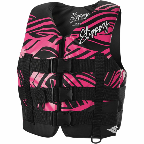 Slippery - Slippery Ray Womens Vest - XF-2-3241-0111 - Black/Pink - X-Small