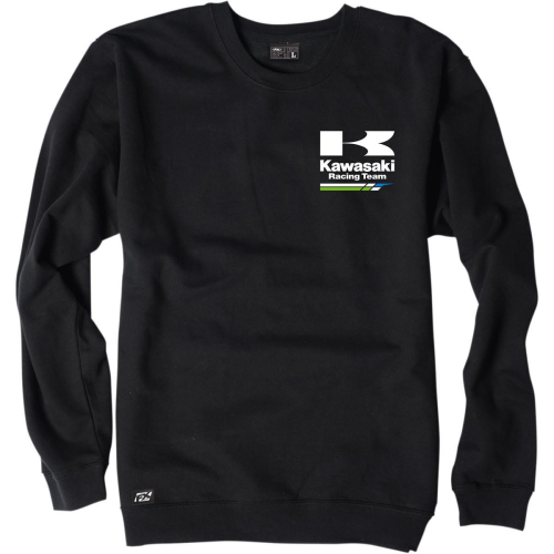 Factory Effex - Factory Effex Kawasaki Racing Crew Sweatshirt - 18-88118 - Black - 2XL