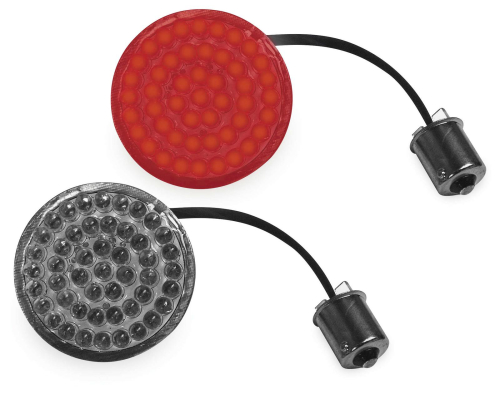 Radiantz - Radiantz Retroz LED Turn Signal Inserts - Red - Flat Style - Dual Function - 9520-17