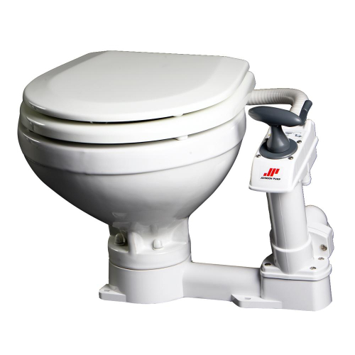 Johnson Pump - Johnson Pump Compact Manual Toilet