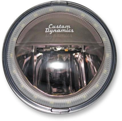 Custom Dynamics - Custom Dynamics 4-1/2in. Passing Lamps w/ LED Halos - Black - CDTB45HB