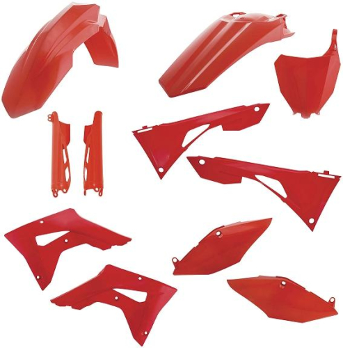 Acerbis - Acerbis Full Plastic Kit - Red - 2858920227