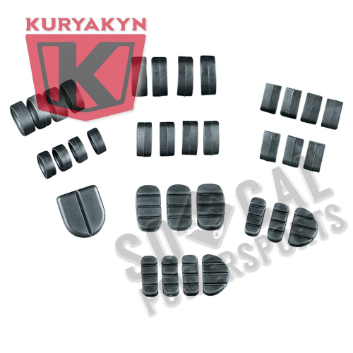 Kuryakyn - Kuryakyn ISO Brake Pedal Pad Rubber Inserts - 8081