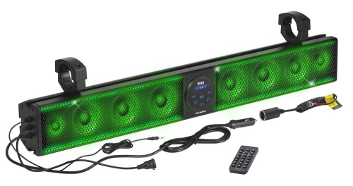 Boss Audio - Boss Audio Riot with RGB LED Back Lighting Party Bar - 36in. - 8 Speakers - BRT36RGB