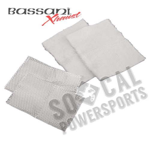 Bassani Manufacturing - Bassani Manufacturing Repack Kit for 3 1/2in Slip-On Mufflers - RPK-117