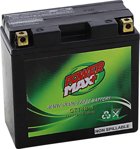 Power Max - Power Max Maintenance-Free Battery - GT14B-4