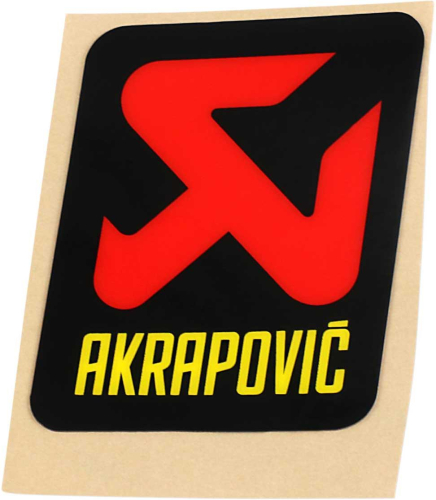 Akrapovic - Akrapovic General Replacement High-Temp Exhaust Sticker - 66mm L x 70mm H - P-VST4PO