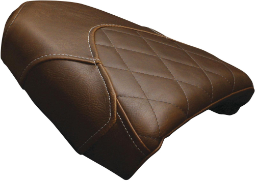 Luimoto - Luimoto Diamond Edition Passenger Seat Covers - Vintage Brown/Perforated Black - 8161201