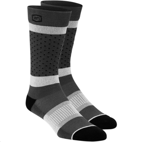 100% - 100% Casual Socks - 24019-007-18 - Opposition Gray - Lg-XL