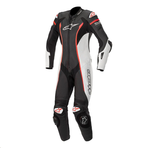 Alpinestars - Alpinestars Stella Missile Tech-Air Compatible Womens Leather Suit - 3180119-1231-38 - Black/White/Red - 38