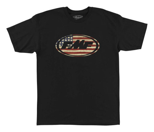 FMF Racing - FMF Racing America The Great T-Shirt - SP7118919-BLK-SM - Black - Small