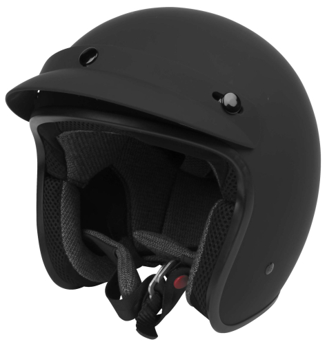 Black Brand - Black Brand Cheater .75 Helmet - CHEATER .75 MT BLK LG - Matte Black - Large