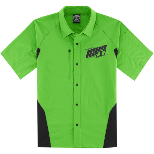 Icon - Icon Overlord Shop Shirt - 3040-2790 - Green - 3XL